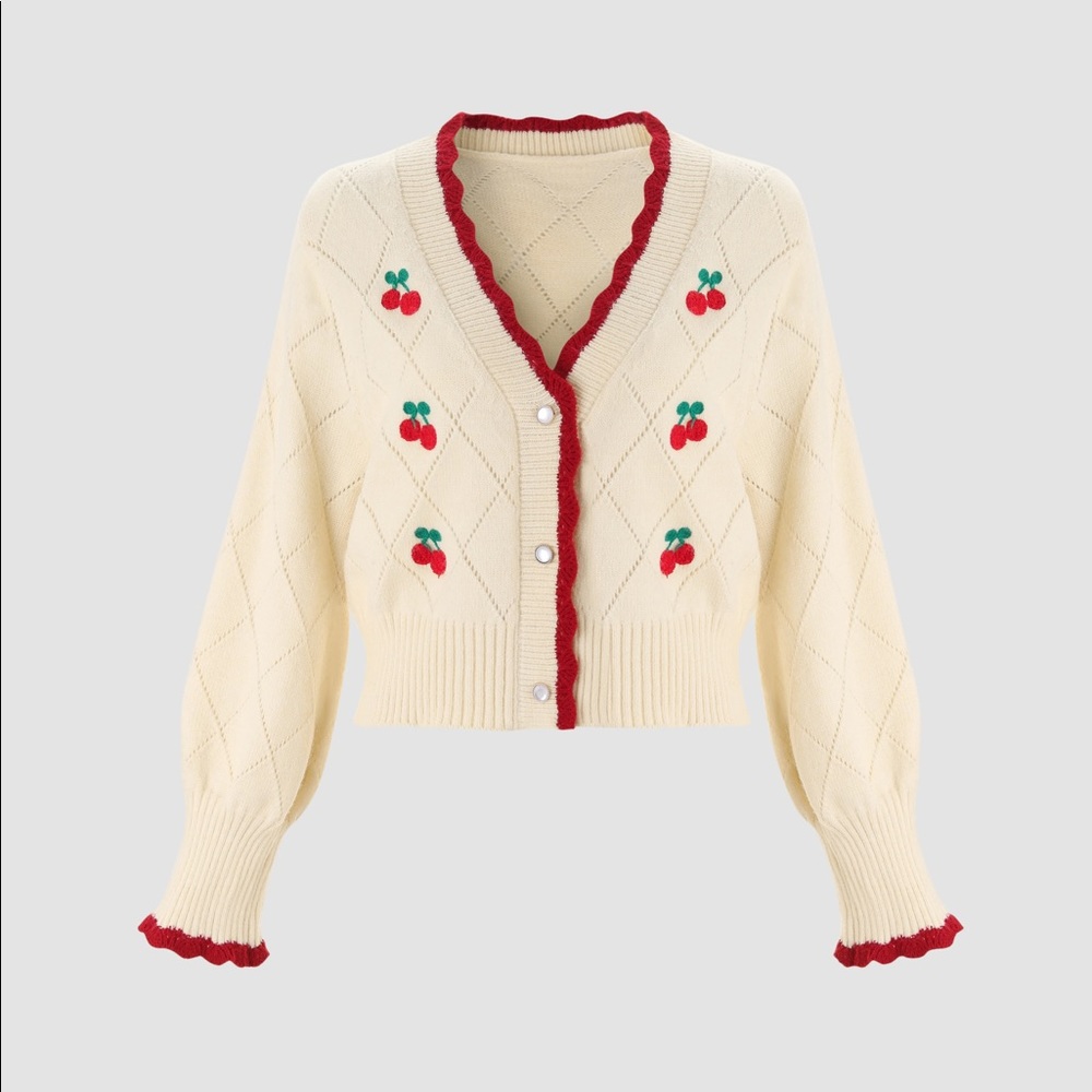NWT Cider Cherry Cardigan